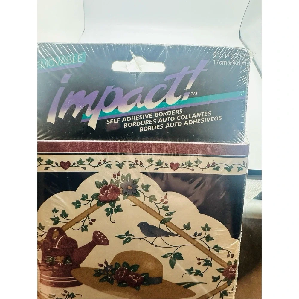 Imperial Self Adhesive Wallpaper Border Floral Oasis  Kitchen Bedroom